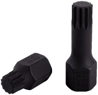 KS Tools 1/2" DUODRIVE speciale power-bitdop XZN, M18, 43 mm kort, 515.1165