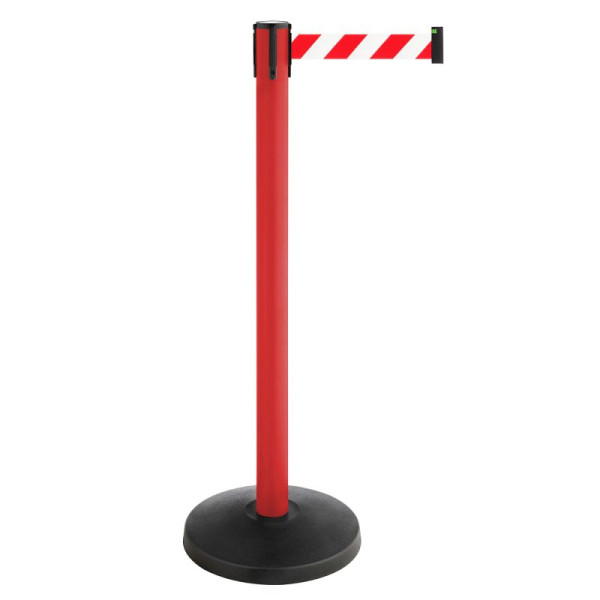 Stein HGS HGS personengeleidingssysteem -P-Line Allround-, rood/wit diagonaal (gearceerd), rood, 34864-0302