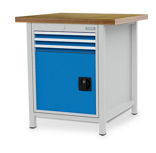 Bedrunka + Hirth box werkbank R18-24, 3x 50 mm, volledig uittrekbare lades, 810 x 750 x 859 mm, 03.055.08V