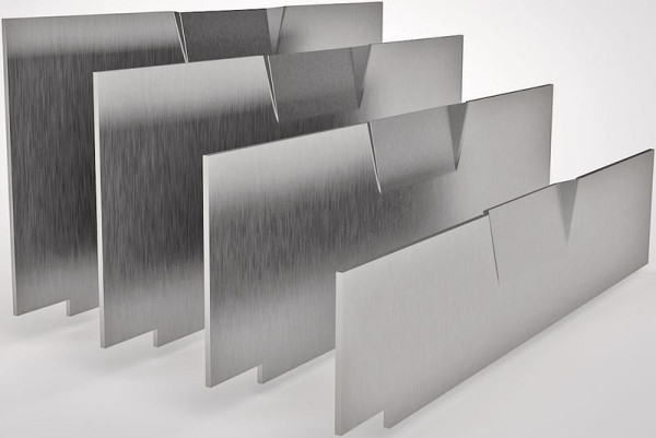 KLW aluminium tussenschot, breedte: 149 mm (9 stuks), hoogte: 164 mm, voor fronthoogten: 200 tot 400 mm, 15 / TB09-164