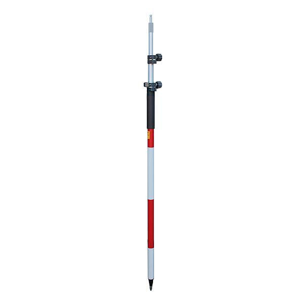 proNIVO prismastok met schroefklem, 1,50 - 4,60 m, Leica spigot, 206-SP50TL-L