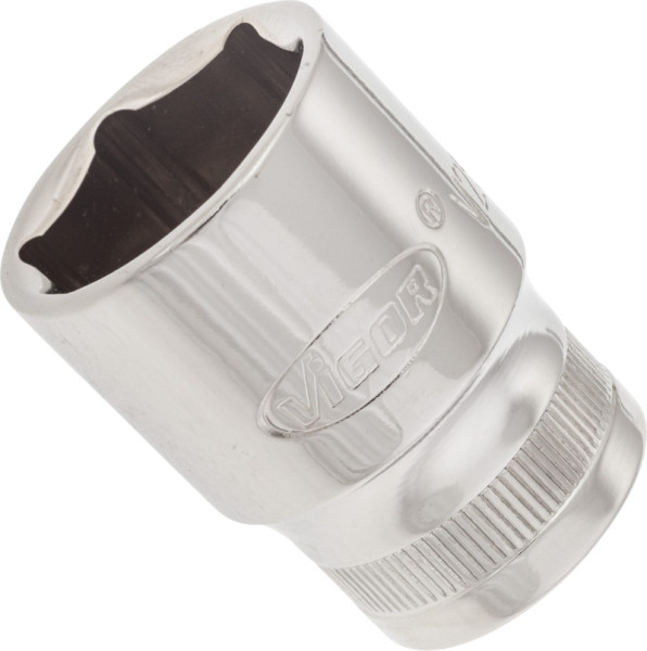 VIGOR dopsleutelinzet, hol vierkant 12,5 mm (1/2 inch), buitenzeskantprofiel, 21 mm, V2567N