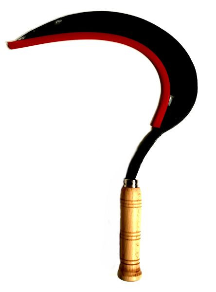 ESW grasstronk, handgesmede sikkel, lengte: 36 cm / meslengte: 31 cm, 841200