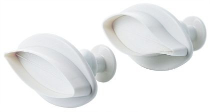 Contacto fondant uitsteker blad 68 mm set van 2, 6742/068
