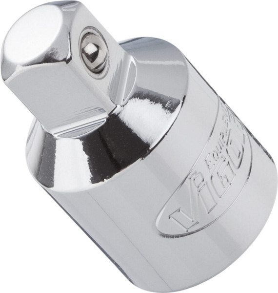 VIGOR-adapter, hol vierkant 12,5 mm (1/2 inch), massief vierkant 10 mm (3/8 inch), 36 mm, V2109