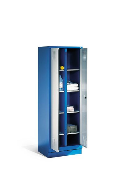 C+P washok Evolo, H1800xW610xD500mm, kleur: gentiaanblauw/lichtgrijs, 48022-20B S10026