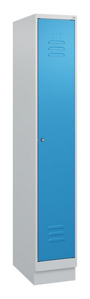 C+P luierkluis Classic PLUS, basis, 1800x300x500mm, 7035/5012, cilinderslot, 0800207-10 S10019