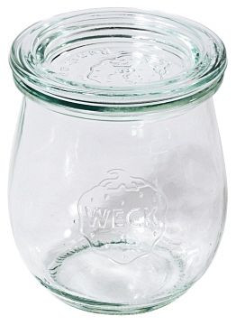 Contacto Weck tulpglas 580 ml met deksel RR100, VE: 6 stuks, 2706/580