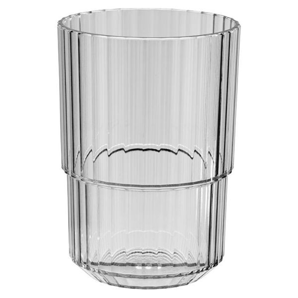APS drinkbeker -LINEA-, Ø 8,5 cm, hoogte: 12 cm, Tritan, 400 ml, kleur: Frans grijs, verpakking van 48 stuks, 10568