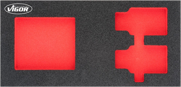 VIGOR 2-componenten zachtschuiminleg, afmetingen inzet / lademaat: S (188 x 393 x 35 mm), gebruik: V4908, V4908-L