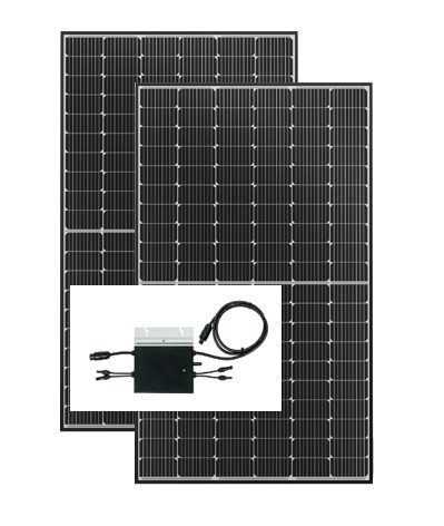 venturama set kleine krachtcentrale - 2 x PV module en 1 x omvormer 600W, 2000010