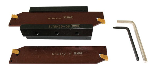 ELMAG assortiment piercingtools 25mm, 21 stuks - met piercingstrips NCIH32 2x3mm, 2x4mm, 2x5mm, 89350