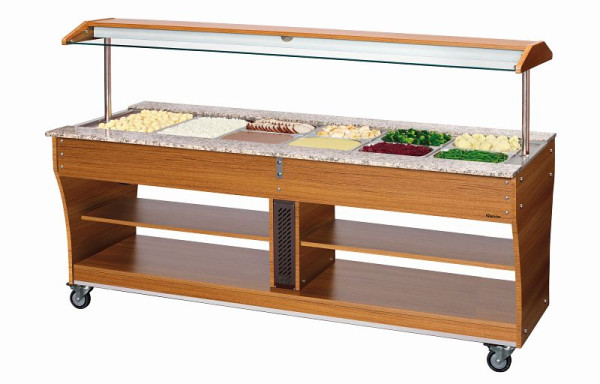 Bartscher buffetwagen, warm, 6x 1/1 GN, 125624