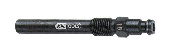 KS Tools gloeibougieadapter, M10x1,0 met buitendraad, lengte 75 mm, 150.3678