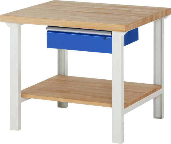RAU werkbank serie 7000 - modulair ontwerp, 1 onderlade, 1000x840x900 mm, 03-7001A7-109B4S.11
