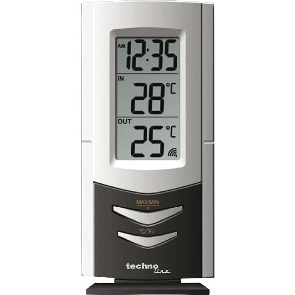 Technoline temperatuurstation, afmetingen: 72 x 162 x 55 mm, WS 9170