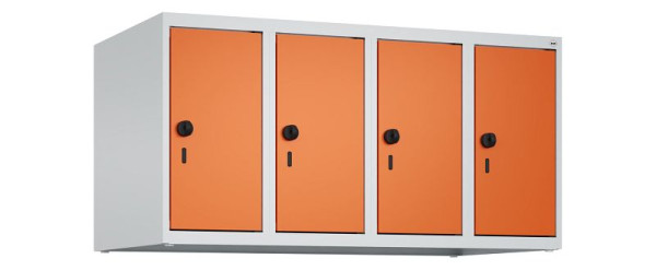 C+P kastopzet Classic PLUS, bovenkast, 7035/2004, veiligheidsdraaisluiting, 500x1000x500mm, 4 vakken, 080090-49 S10030