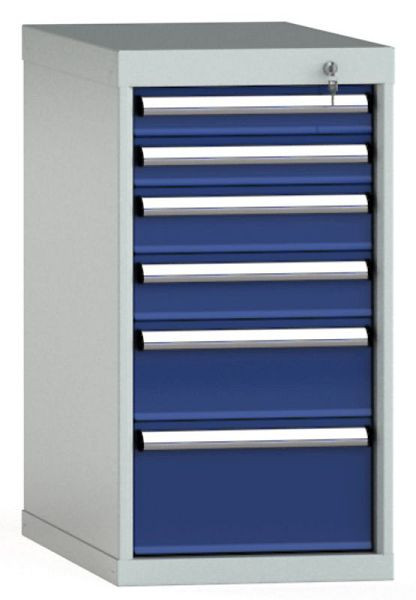 KLW ladekast 800 x 419 x 750 mm H x B x D, inbouwmaten: 700 mm, indeling: 18x36 stuks, SDB0800-06EP-001