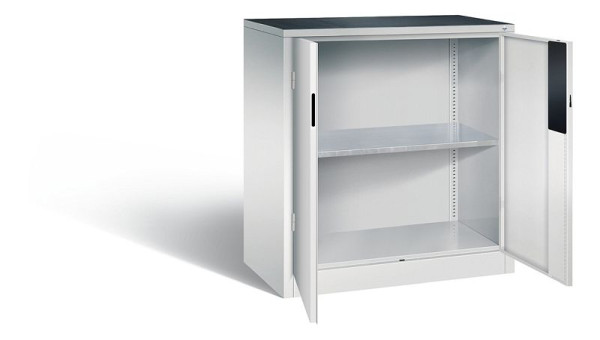 C+P gereedschapskast Acurado, H1000xB930xD500mm, kleur: lichtgrijs, verzonken handgreep, 8821-052 S10264