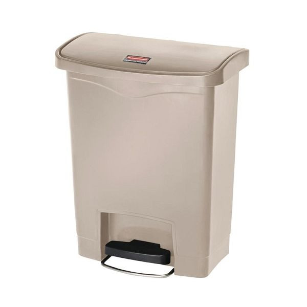 Rubbermaid Slim Jim Front Step pedaalemmer beige 30L, GL021
