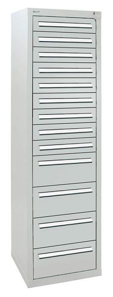 stumpf ladekast serie T-100 / 35-5, RAL 7035/7035, 13 laden (9x100, 4x200mm), 8155807
