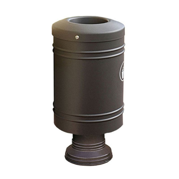 Stein HGS HGS afvalbak -Throw-, RAL 8017 chocoladebruin, 22267-06
