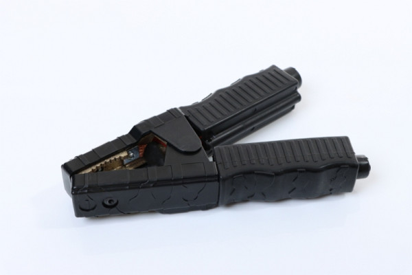 ELMAG paalklem (zwart -) - volledig geïsoleerd - met LED, 1000 A, L = 195 mm, 57073
