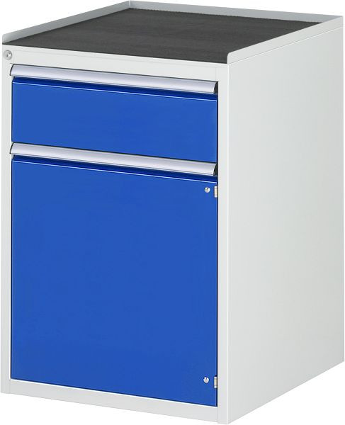 RAU ladekast serie 7000, B580xD650xH825mm, lade: 1xH180mm, draaideur H540mm, metalen steun, 03-L5.8AR-MT.11