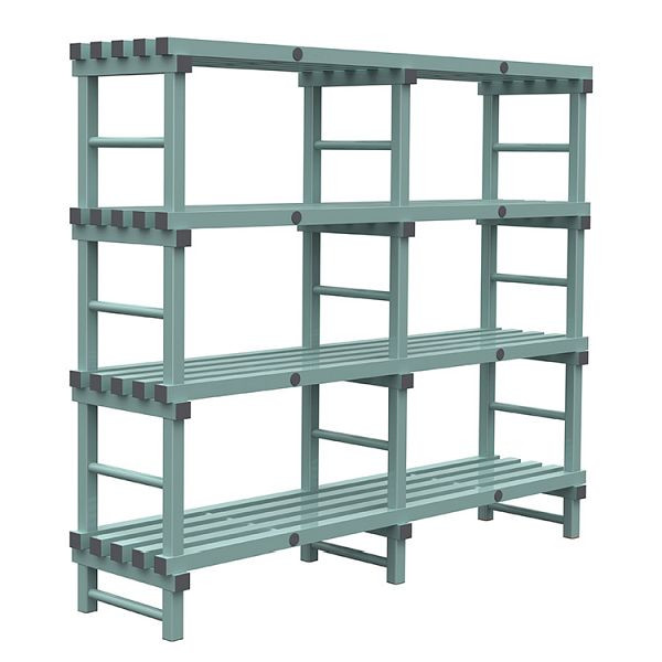 REA Euro plank 2000x500x1750mm, 4 staanders met 450mm tussenruimte, 308.154