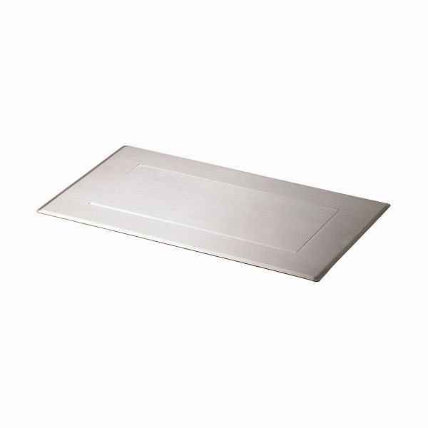 Air Wolf uitblaasklep, Sigma serie, H x B x D: 54 x 330 x 180 mm, RVS geborsteld, 20-151