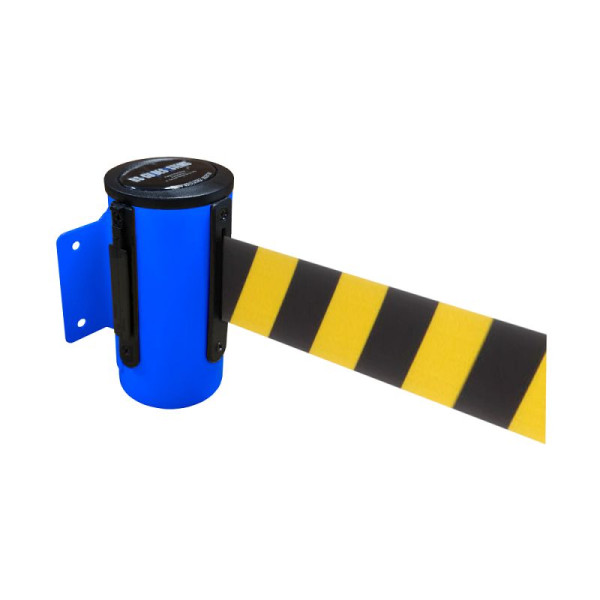 Stein HGS HGS wandbandcassette -P-Line Future-, blauw, zwart/geel diagonaal (gearceerd), met bandeindstuk (standaard), 12850b-1702