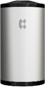 Ciarra buffertank van staal SUS304, opslagcapaciteit L 187, CBBF-200