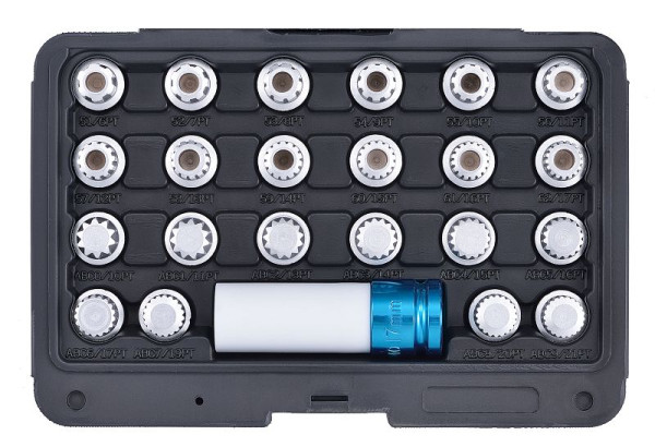 SW-Stahl velgslot demontageset, VW, 23-delig, 02382L