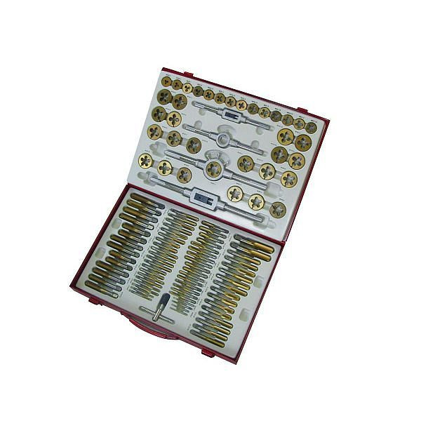 Holzmann tappen en matrijzen metrisch, 110 stuks, GBM110TIN