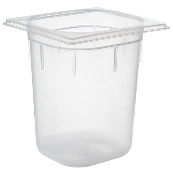 APS GN 1/6 bak, 17,6 x 16,2 cm, diepte: 200 mm, polypropyleen, 3,4 liter, 82142