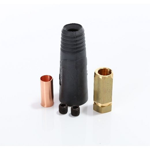 ELMAG koppeling 50/70/95mm² zwart voor pin Ø 13 mm, 60% inschakelduur bij 500A, 56328