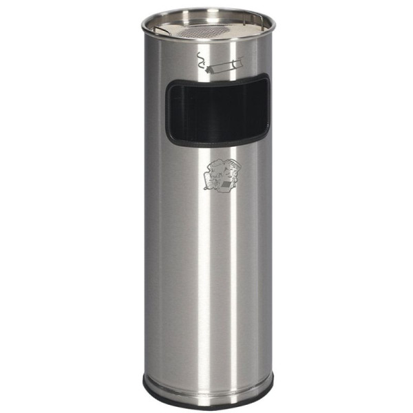 Stein HGS HGS combi-asbak -Cubo Osana-, 1 inwerpopening/, inzet en zeef van roestvrij staal/, 16,7 liter/230x660 mm, 16734