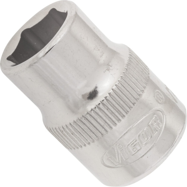 VIGOR dopsleutelinzet, hol vierkant 10 mm (3/8 inch), buitenzeskantprofiel, 10 mm, V2274N