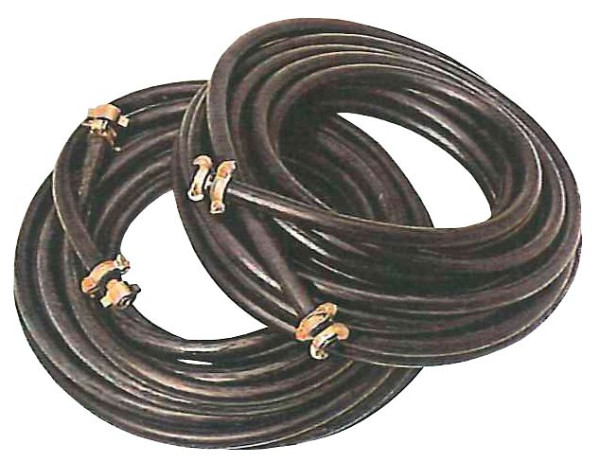 ELMAG persluchtslangenset 20 m, 15 bar, 19x5 mm, compleet met klauwkoppeling. 42 mm, 21390