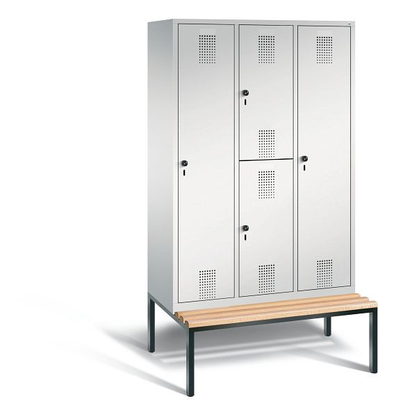 C+P cijferslot Evolo, H2090xB1200xD815mm, kleur: lichtgrijs, 48650-32 S10018