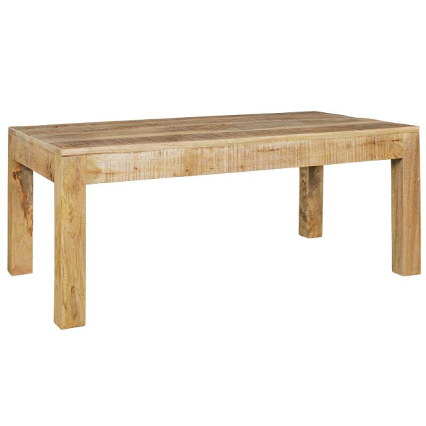 Wohnling salontafel RUSTICA 110 x 60 x 47 cm massief natuurlijk mangohout, WL5.085
