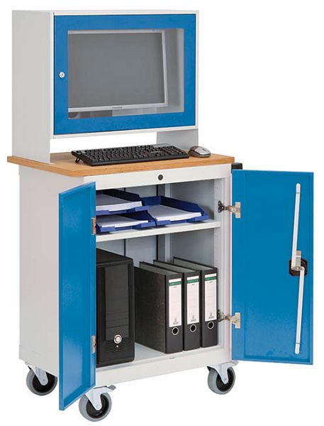 Bedrunka + Hirth monitor aanbouwbehuizing, voor Mobile Office 2, 700 x 300 x 600 mm, 04.110.CM
