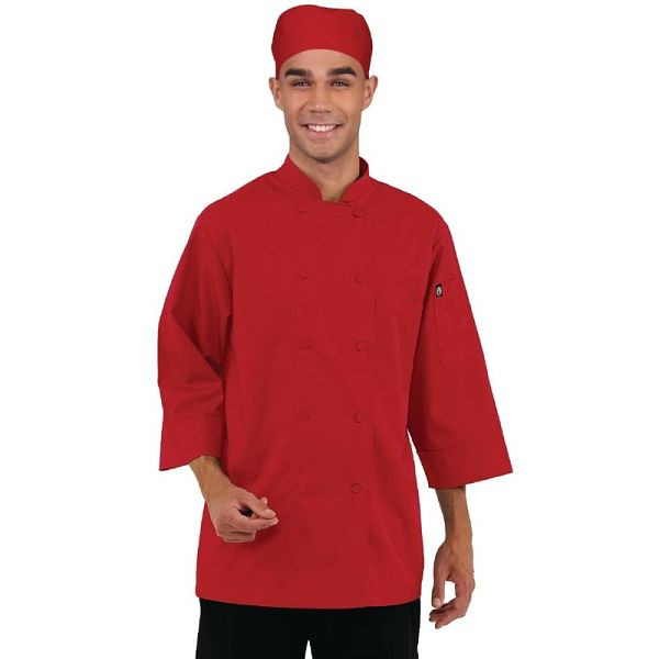 Chef Works unisex koksbuis rood XL, B106-XL