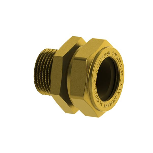 Solarbayer Solarpipe snelschroefverbinding DN32 x 1 1/4" AG, 430054300