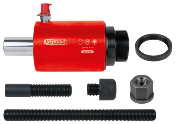KS Tools duw- en trekhydraulische cilinderset, 7-delig, 440.0480