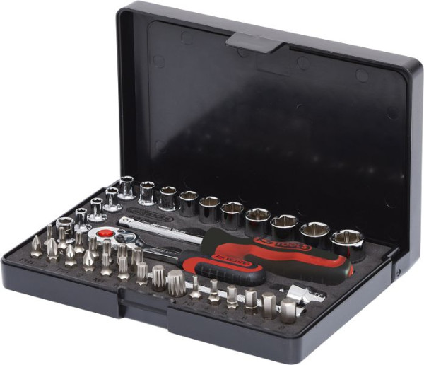 KS Tools 1/4" CHROMEplus dopsleutelset, 40-delig, 918.0640