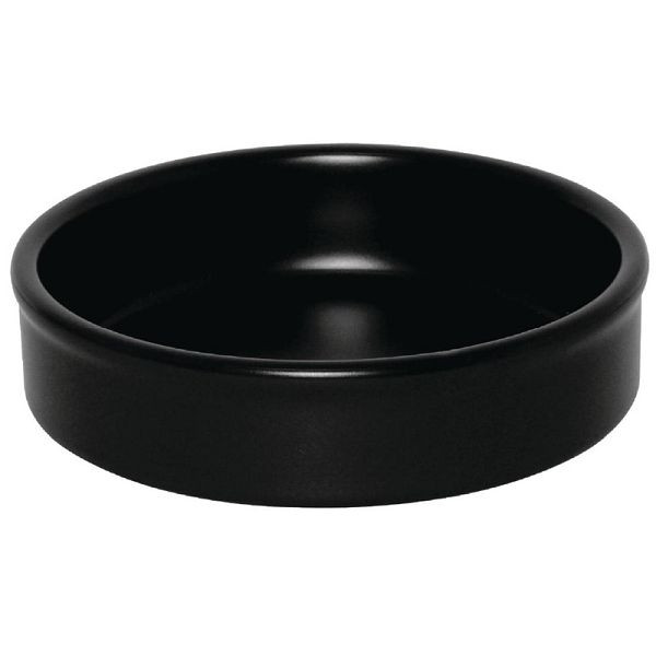 Olympia Rustic tapasschalen zwart 13,4cm, VE: 6 stuks, DK833