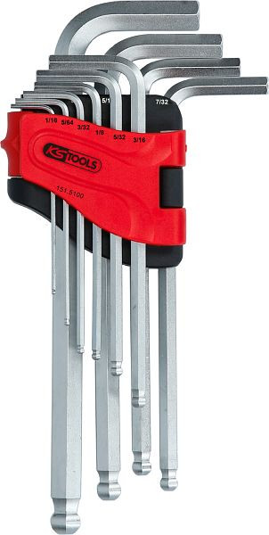 KS Tools kogelkop-inbussleutelset, lang, 10-delig, 151.5100