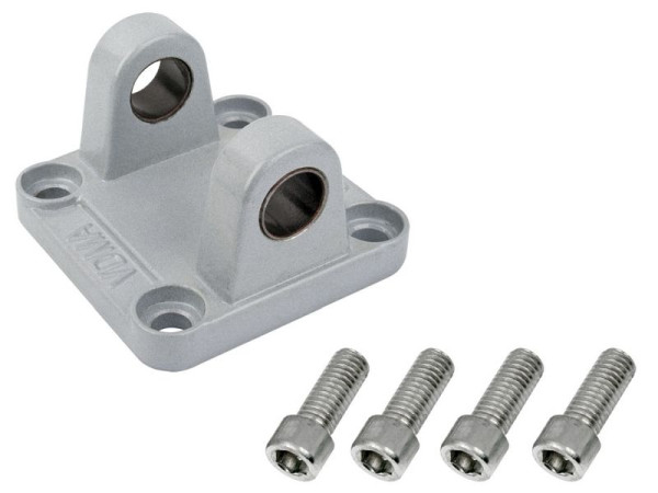 timmer ZTI-BEF-B-200, zwenkvorkbevestiging, 1 zwenkflens, 4 bevestigingsschroeven, 1 bout, 31601058