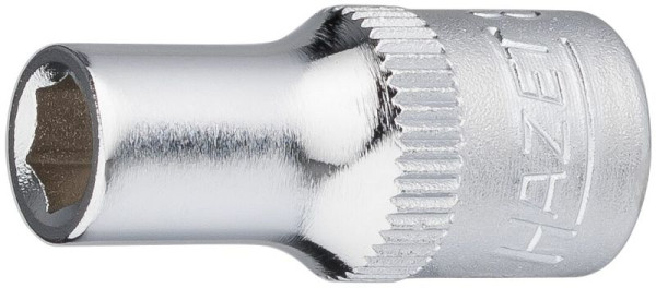 Hazet dop, zeskant, hol vierkant 6,3 mm (1/4"), 5 mm, gekarteld, 850-5